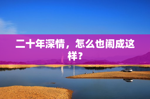 二十年深情，怎么也闹成这样？