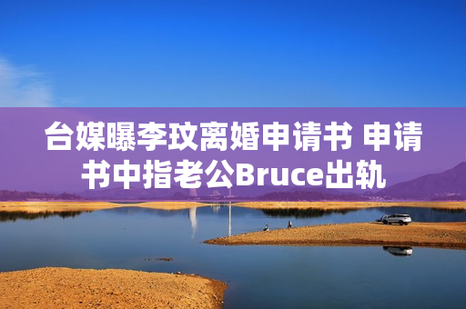 台媒曝李玟离婚申请书 申请书中指老公Bruce出轨