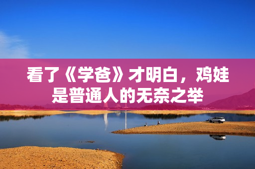 看了《学爸》才明白，鸡娃是普通人的无奈之举