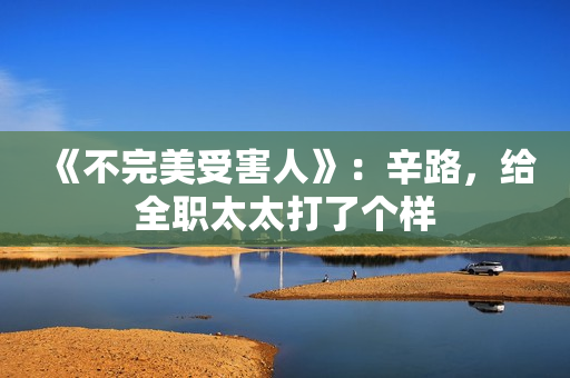 《不完美受害人》：辛路，给全职太太打了个样