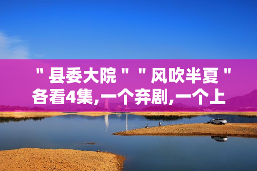 "县委大院""风吹半夏"各看4集,一个弃剧,一个上瘾 "县委大院""风吹半夏"各看4集,一个弃剧,一个上瘾