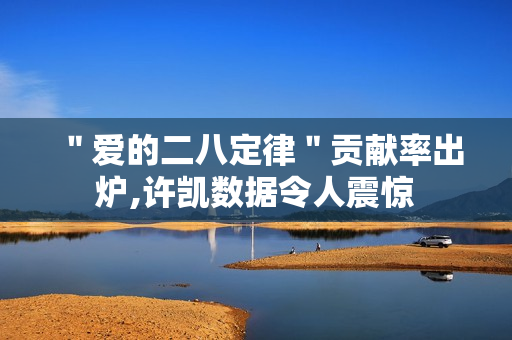 ＂爱的二八定律＂贡献率出炉,许凯数据令人震惊