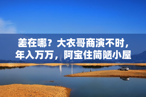 差在哪？大衣哥商演不时，年入万万，阿宝住简陋小屋，饭菜全是素