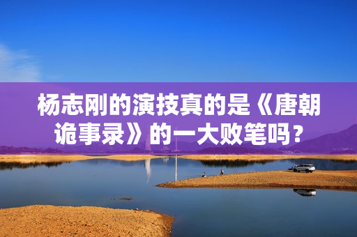 杨志刚的演技真的是《唐朝诡事录》的一大败笔吗？