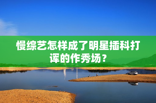 慢综艺怎样成了明星插科打诨的作秀场？