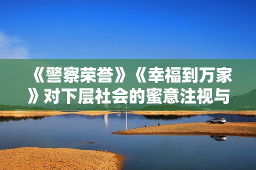《警察荣誉》《幸福到万家》对下层社会的蜜意注视与深入分析