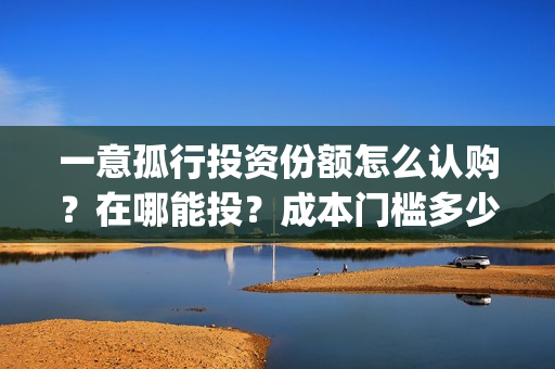 一意孤行投资份额怎么认购？在哪能投？成本门槛多少？(一意孤行影片)