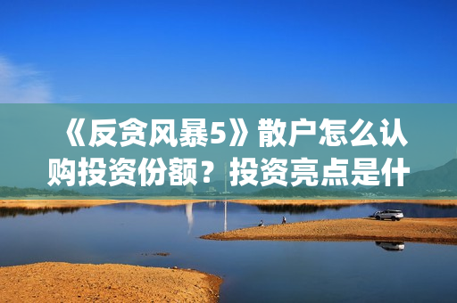 《反贪风暴5》散户怎么认购投资份额？投资亮点是什么?值得投资吗？(反贪风暴5国语免费播放高清)