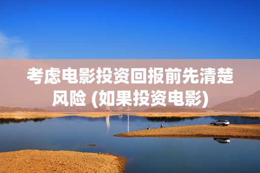 考虑电影投资回报前先清楚风险 (如果投资电影)