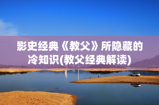 影史经典《教父》所隐藏的冷知识(教父经典解读)