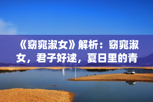 《窈窕淑女》解析：窈窕淑女，君子好逑，夏日里的青春活力(窈窕淑女简介)