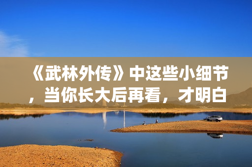 《武林外传》中这些小细节，当你长大后再看，才明白社会的险恶！(武林外传中小郭最拿手的菜是什么菜)