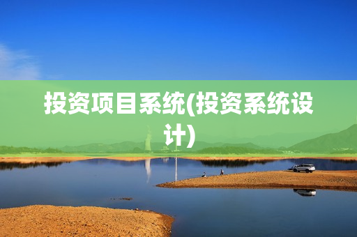 投资项目系统(投资系统设计)