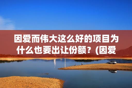 因爱而伟大这么好的项目为什么也要出让份额？(因爱而伟大电影编剧是谁)
