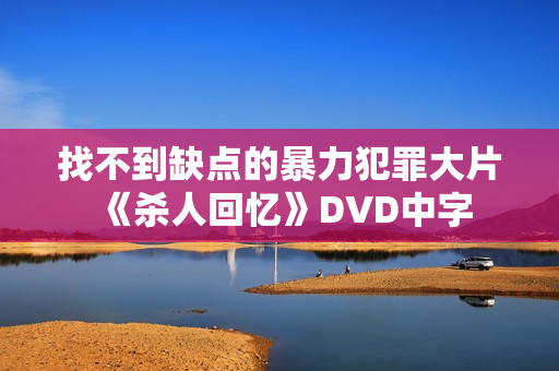 找不到缺点的暴力犯罪大片《杀人回忆》DVD中字