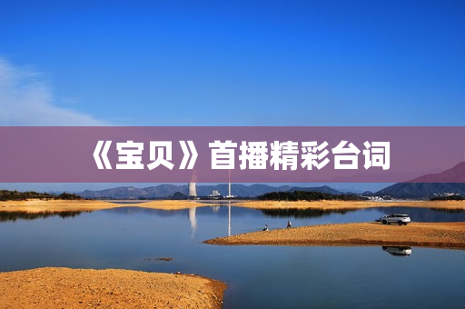 《宝贝》首播精彩台词