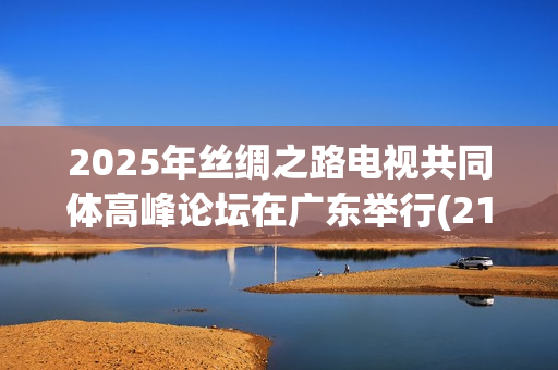2025年丝绸之路电视共同体高峰论坛在广东举行(21丝绸之路)