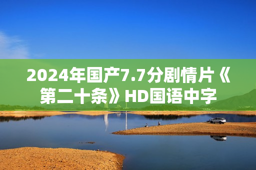 2024年国产7.7分剧情片《第二十条》HD国语中字