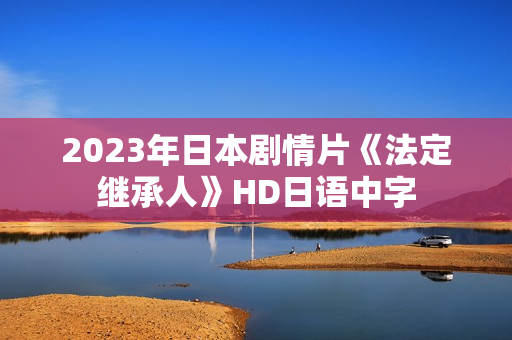 2023年日本剧情片《法定继承人》HD日语中字