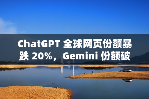 ChatGPT 全球网页份额暴跌 20%，Gemini 份额破 20%