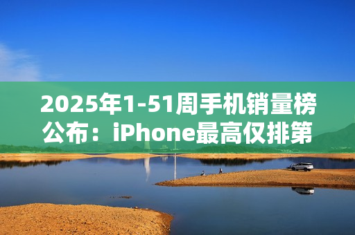 2025年1-51周手机销量榜公布：iPhone最高仅排第三