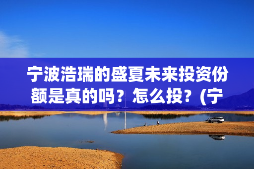 宁波浩瑞的盛夏未来投资份额是真的吗？怎么投？(宁波浩瑞的盛夏酒店)
