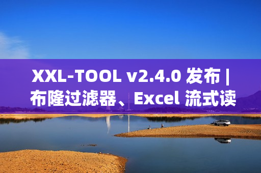 XXL-TOOL v2.4.0 发布 | 布隆过滤器、Excel 流式读写、高性能 BeanCopy