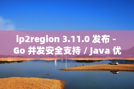 ip2region 3.11.0 发布 - Go 并发安全支持 / Java 优化