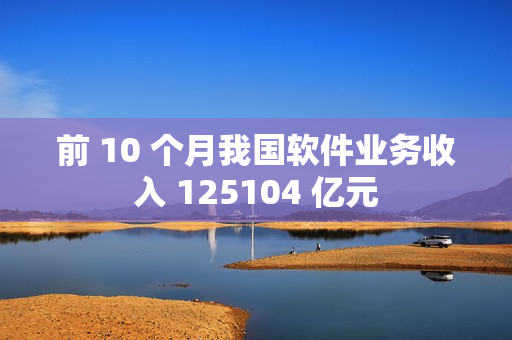 前 10 个月我国软件业务收入 125104 亿元