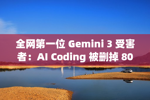 全网第一位 Gemini 3 受害者：AI Coding 被删掉 800GB 重要文件