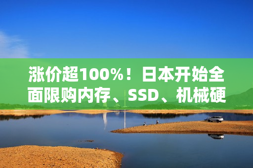 涨价超100%！日本开始全面限购内存、SSD、机械硬盘：一点不让多买