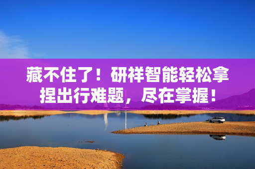 藏不住了!研祥智能轻松拿捏出行难题,尽在掌握! 藏不住了!研祥智能轻松拿捏出行难题,尽在掌握!