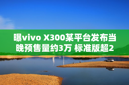 曝vivo X300某平台发布当晚预售量约3万 标准版超2万