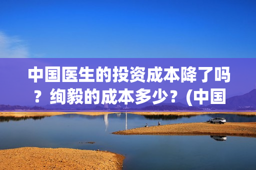 中国医生的投资成本降了吗？绚毅的成本多少？(中国医生的投资人)