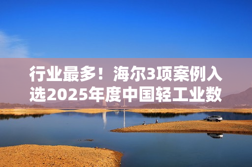 行业最多！海尔3项案例入选2025年度中国轻工业数字化转型“领航者”