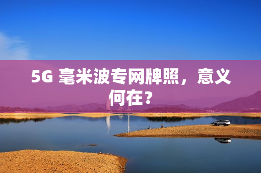 5G 毫米波专网牌照,意义何在? 5G 毫米波专网牌照,意义何在?