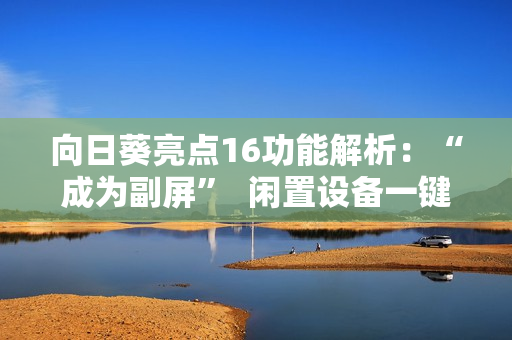 向日葵亮点16功能解析：“成为副屏”  闲置设备一键化身拓展屏