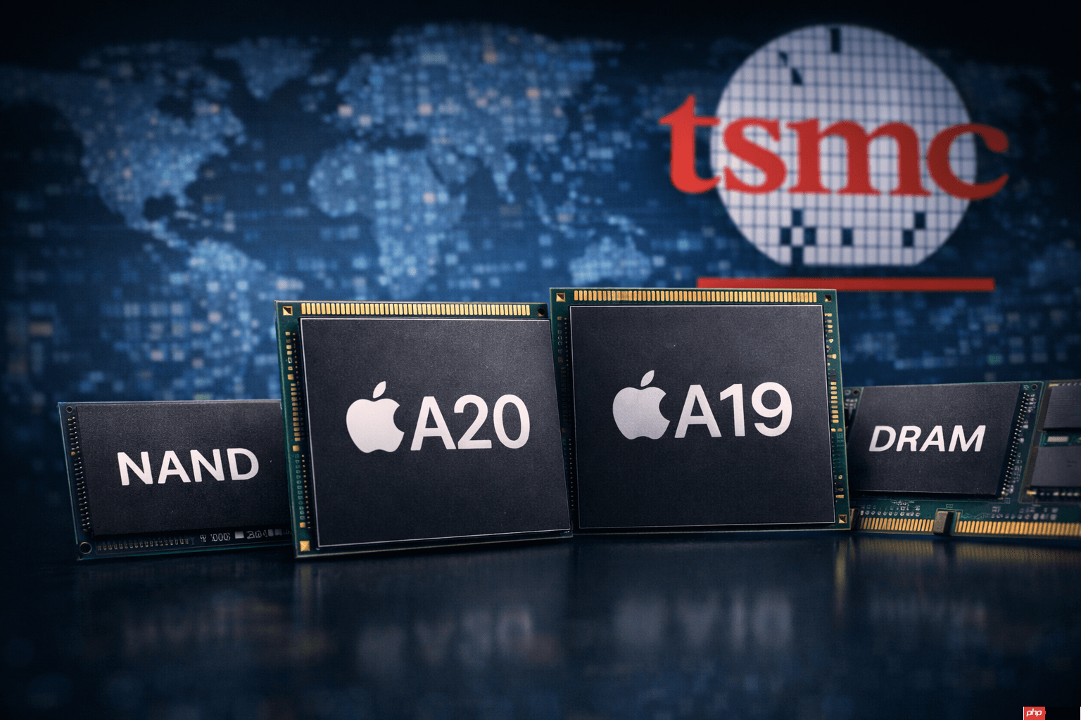 苹果已确保NAND供应至首季 DRAM议价台积电赢面高