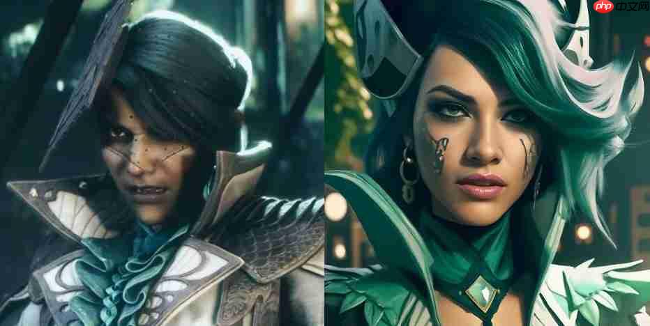 《龙腾世纪4》丑女队友被AI改成美女 更吸引人了