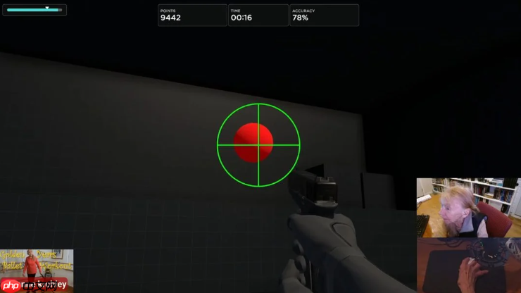 职业玩家展示自己95岁神枪手祖母 没玩过FPS但瞄准天赋惊人