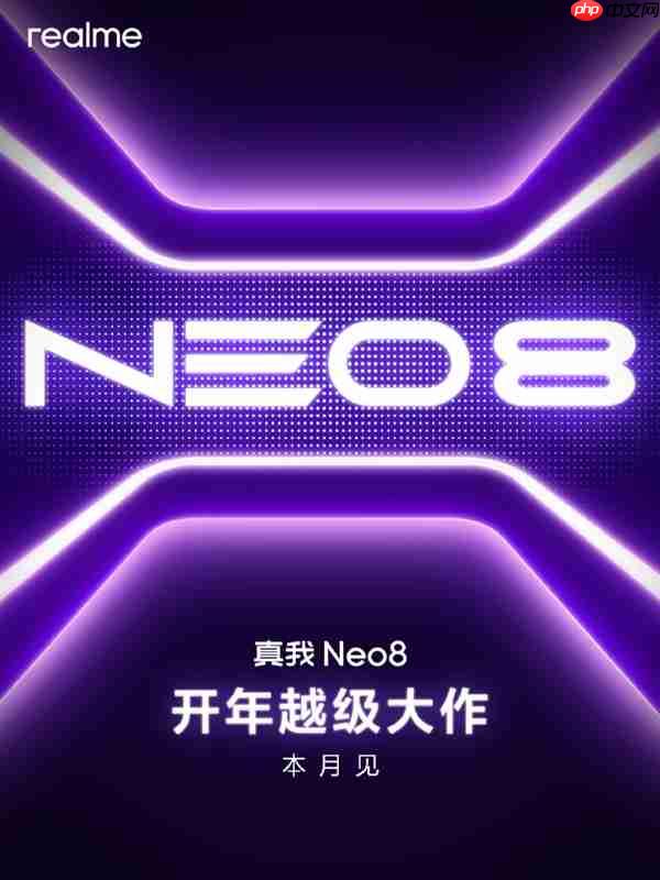 首发三星1.5K高刷屏！真我Neo8宣布1月发布 徐起：性能、设计、体验全面越级