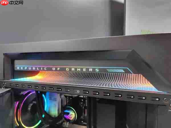 华硕梦幻电竞旗舰！ROG枪神10X台式机惊艳首秀：首创全息投影颜值无敌