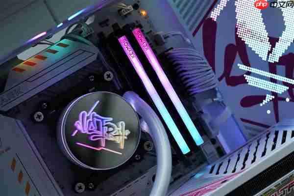 光影绚丽！KEYMOS科摩思赤霄白帝DDR5内存16GBx2 6000MHz图赏