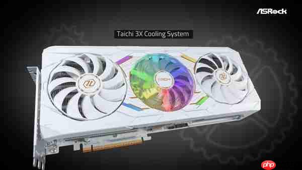 华擎官方确认!RX 9070 XT太极白色版CES发布:带个LCD屏