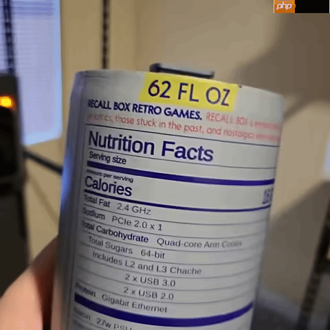 藏在“红牛易拉罐”中的迷你主机!复古游戏玩家爱了