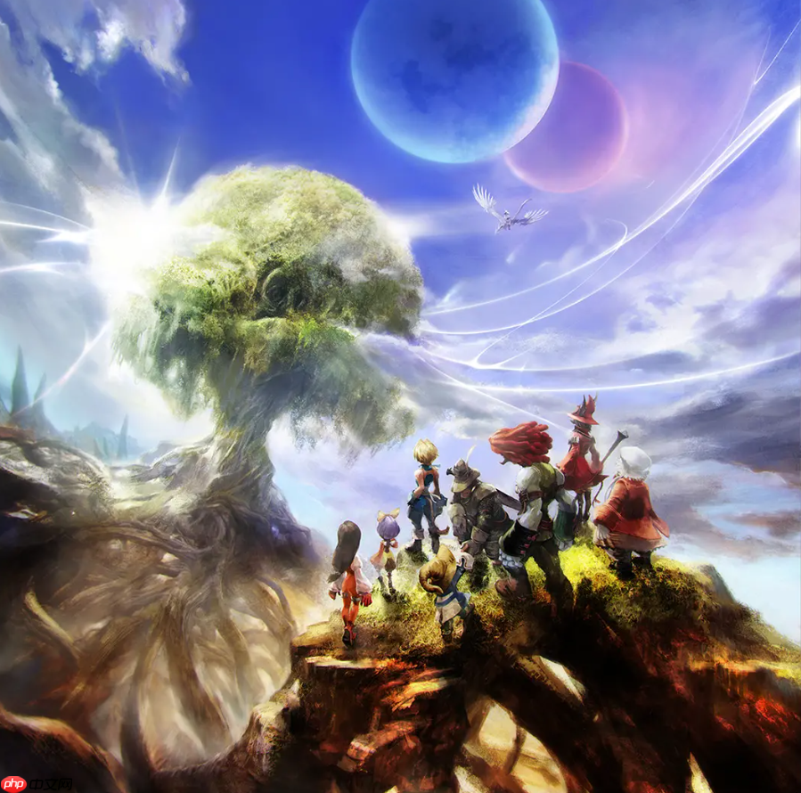 《最终幻想9》角色设计师:25周年艺图来自一代FF早期概念图稿