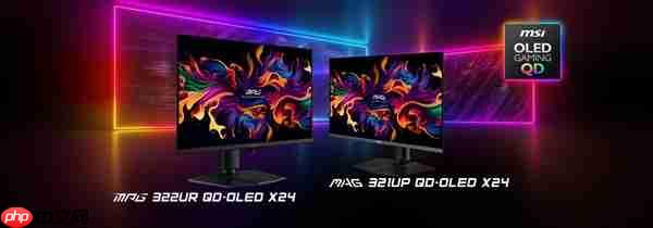 微星两款32寸4K QD-OLED显示器新品重磅推出!纯黑表现提升达40%