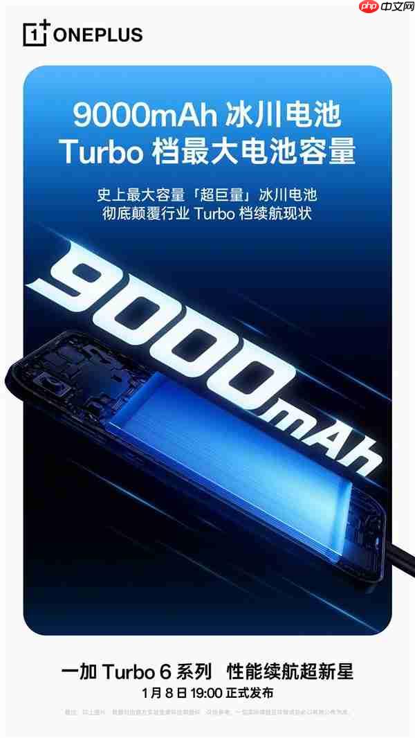 全系标配9000mAh电池!一加Turbo 6系列开启新一轮预热