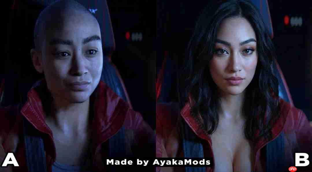 《星际:异端先知》光头女主被网友改成性感美女