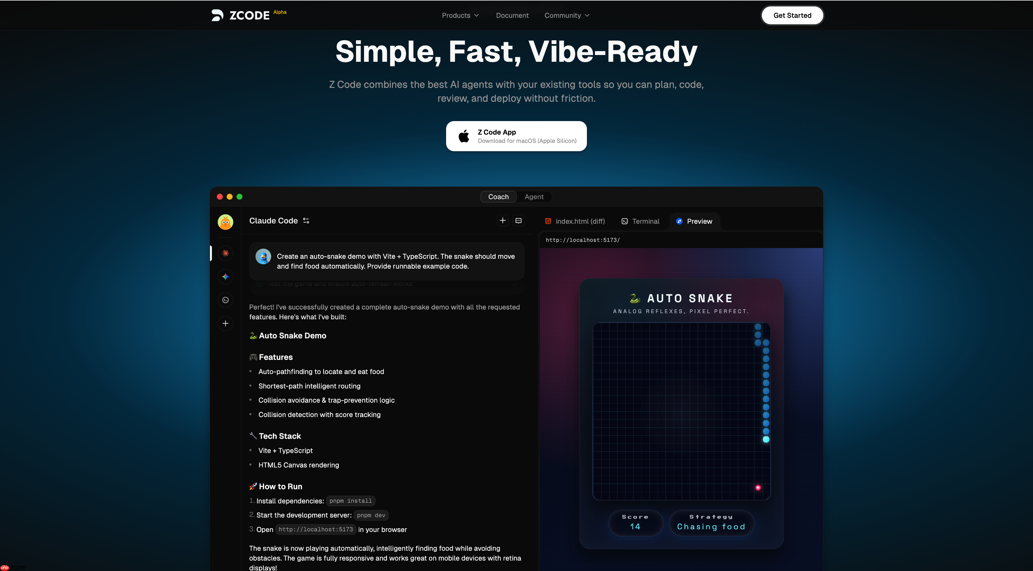 智谱发布“Z Code”,轻量级 AI 代码编辑器
